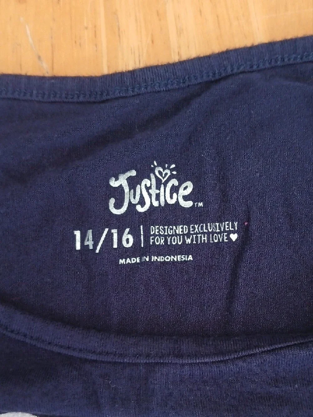 Justice navy long